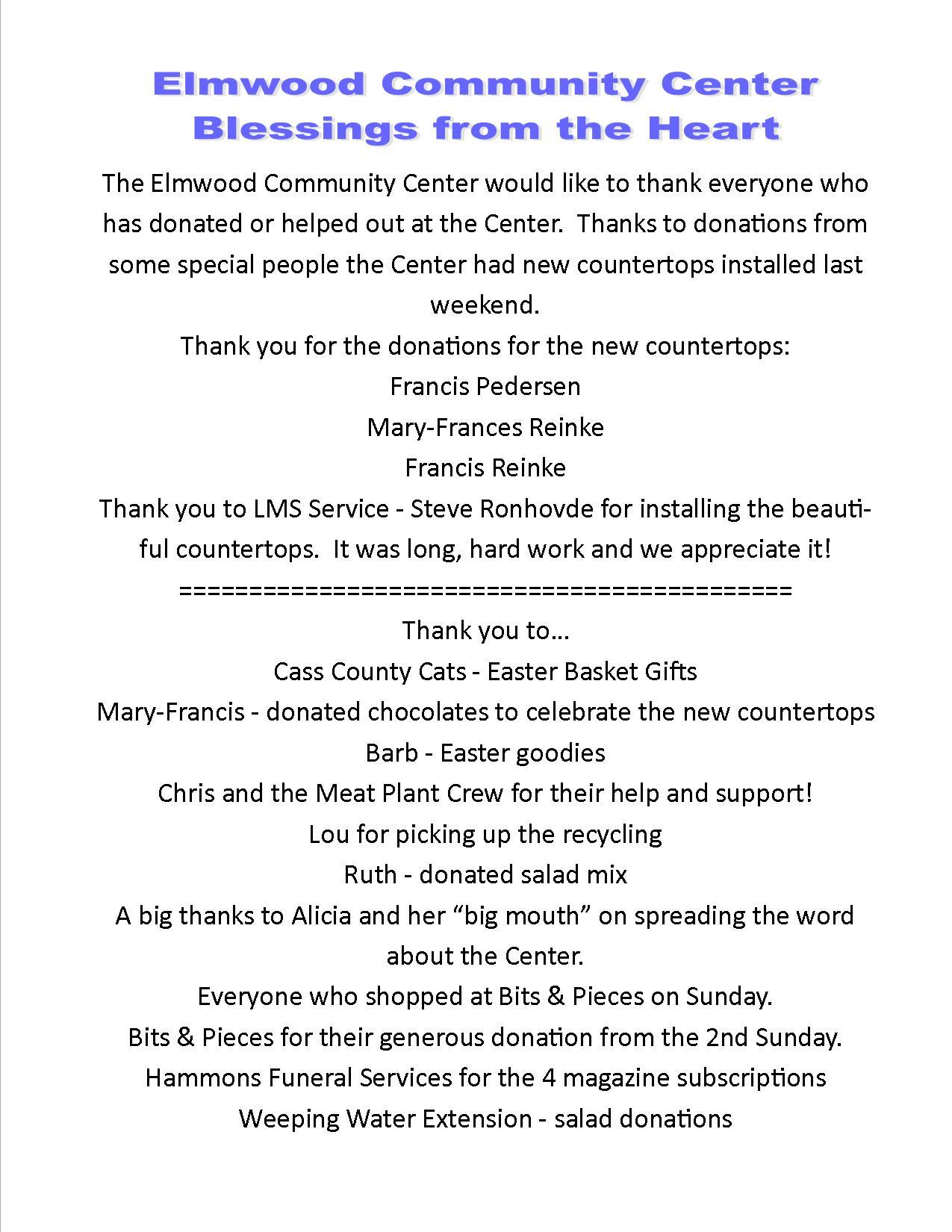 ECC Thanks