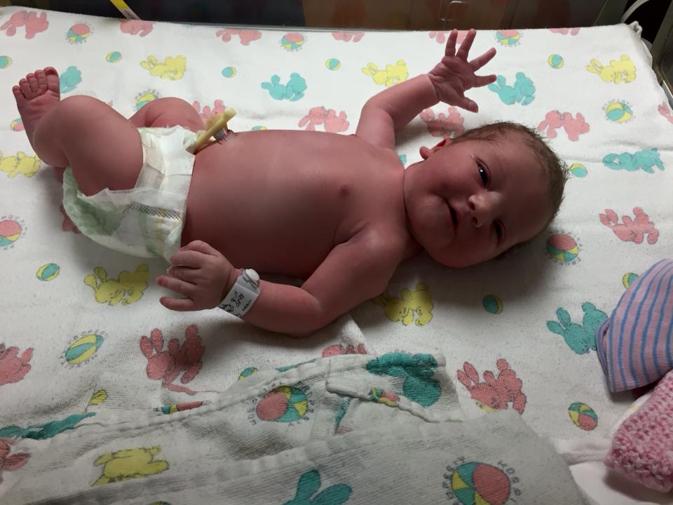 Hadley waving
