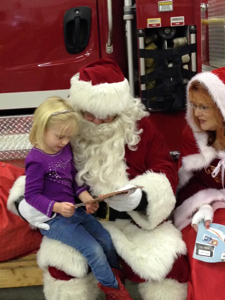 Santa with Rebecca