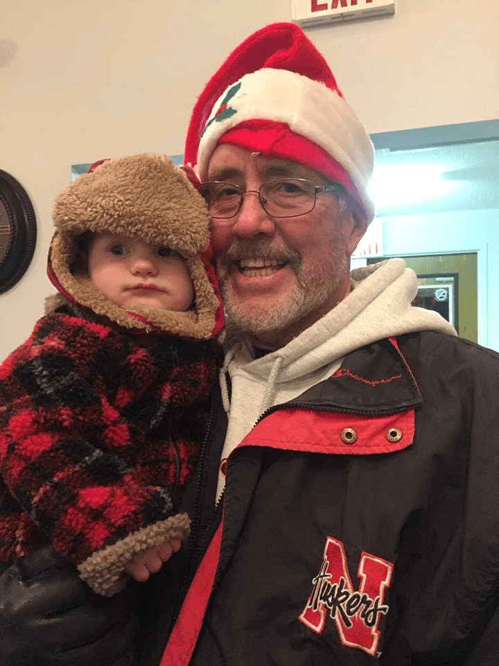 Jim Wolcott and grandson Aldrik Dinkel
