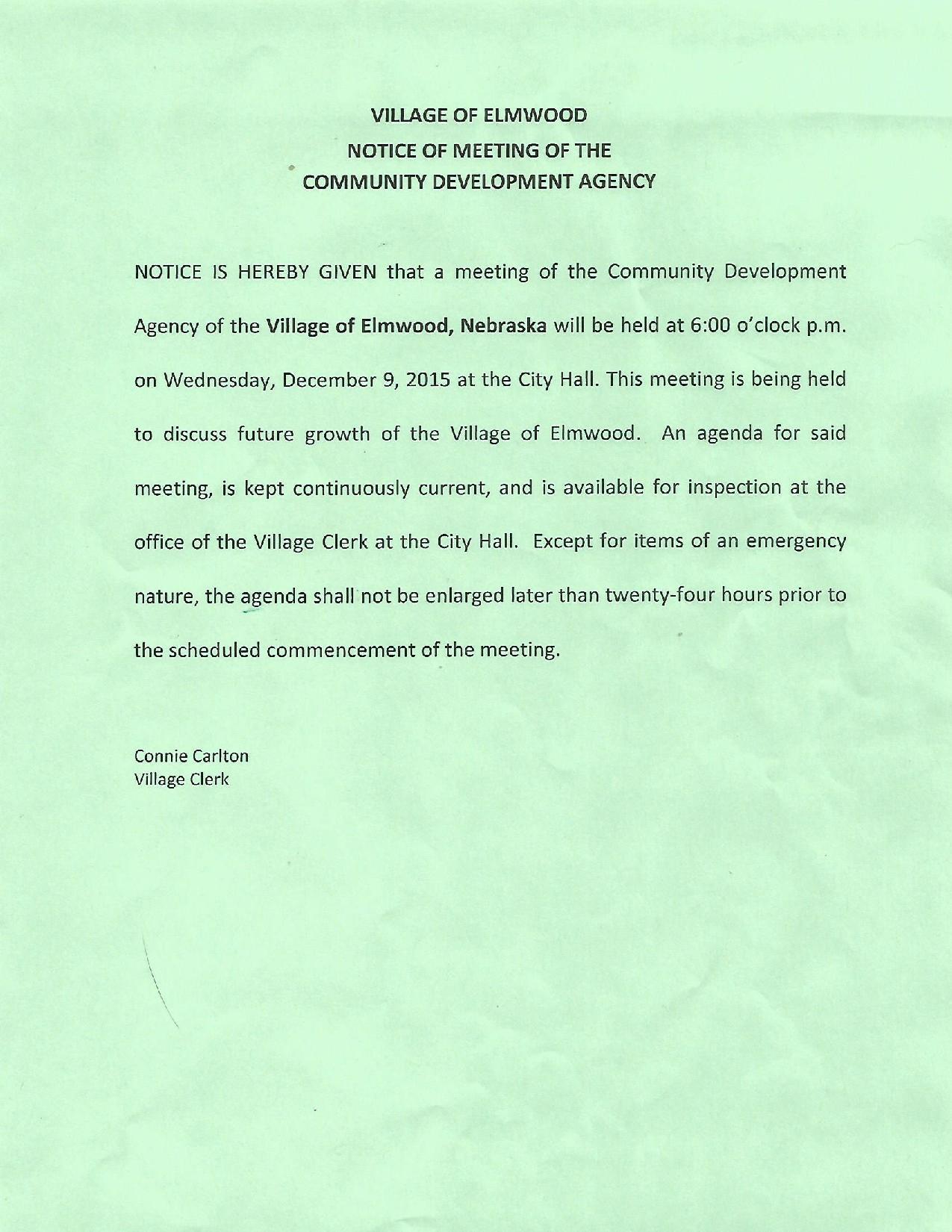 Notice of CDA Meeting 12 09 2015 page 001