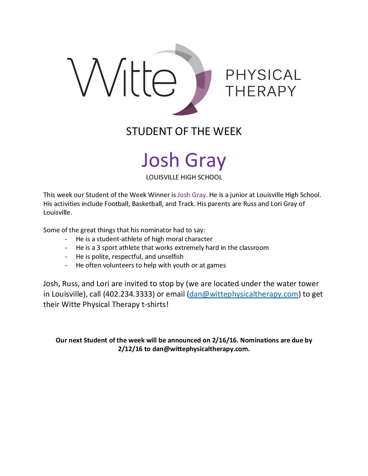 Student of the Week Selection page 001