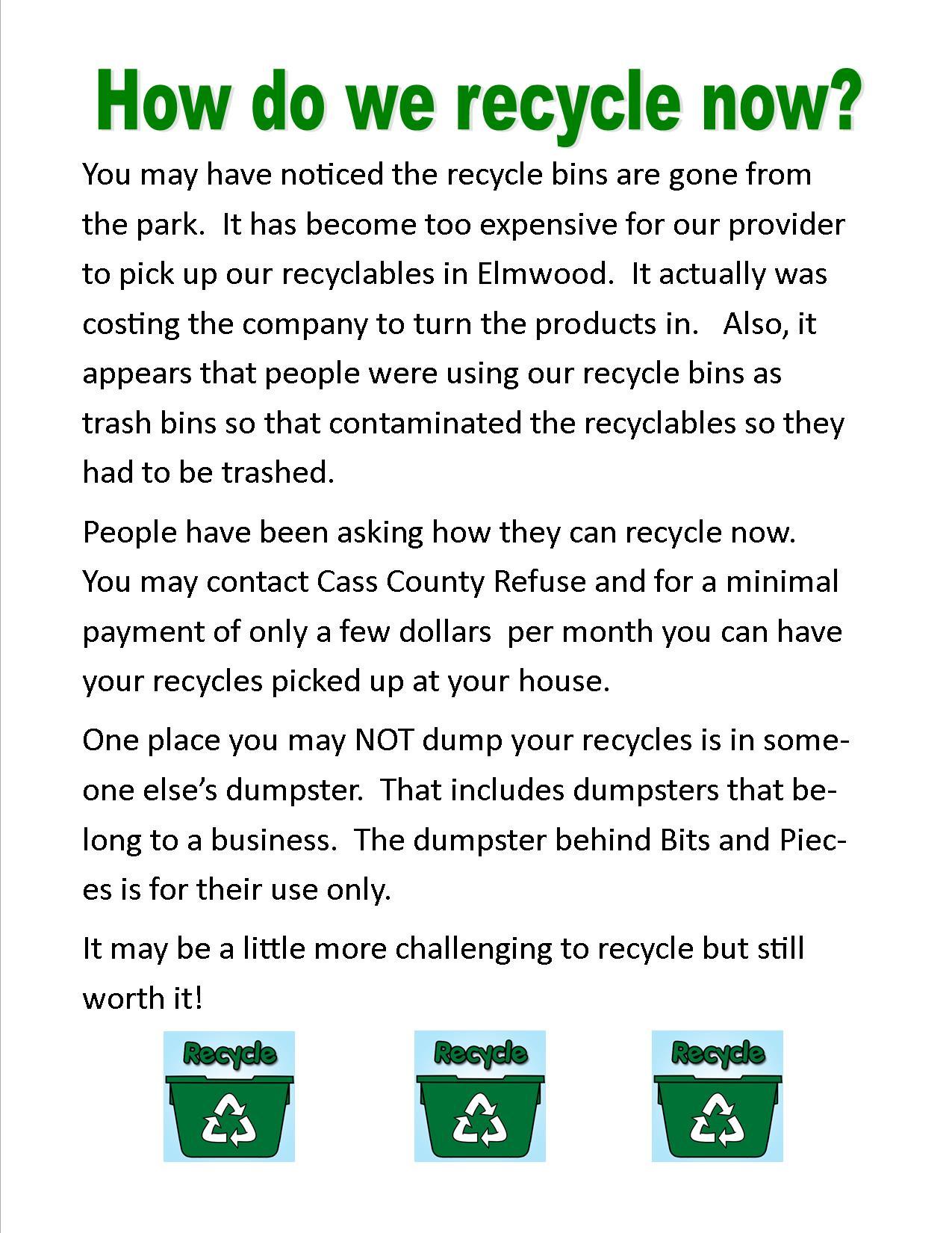 Recycle