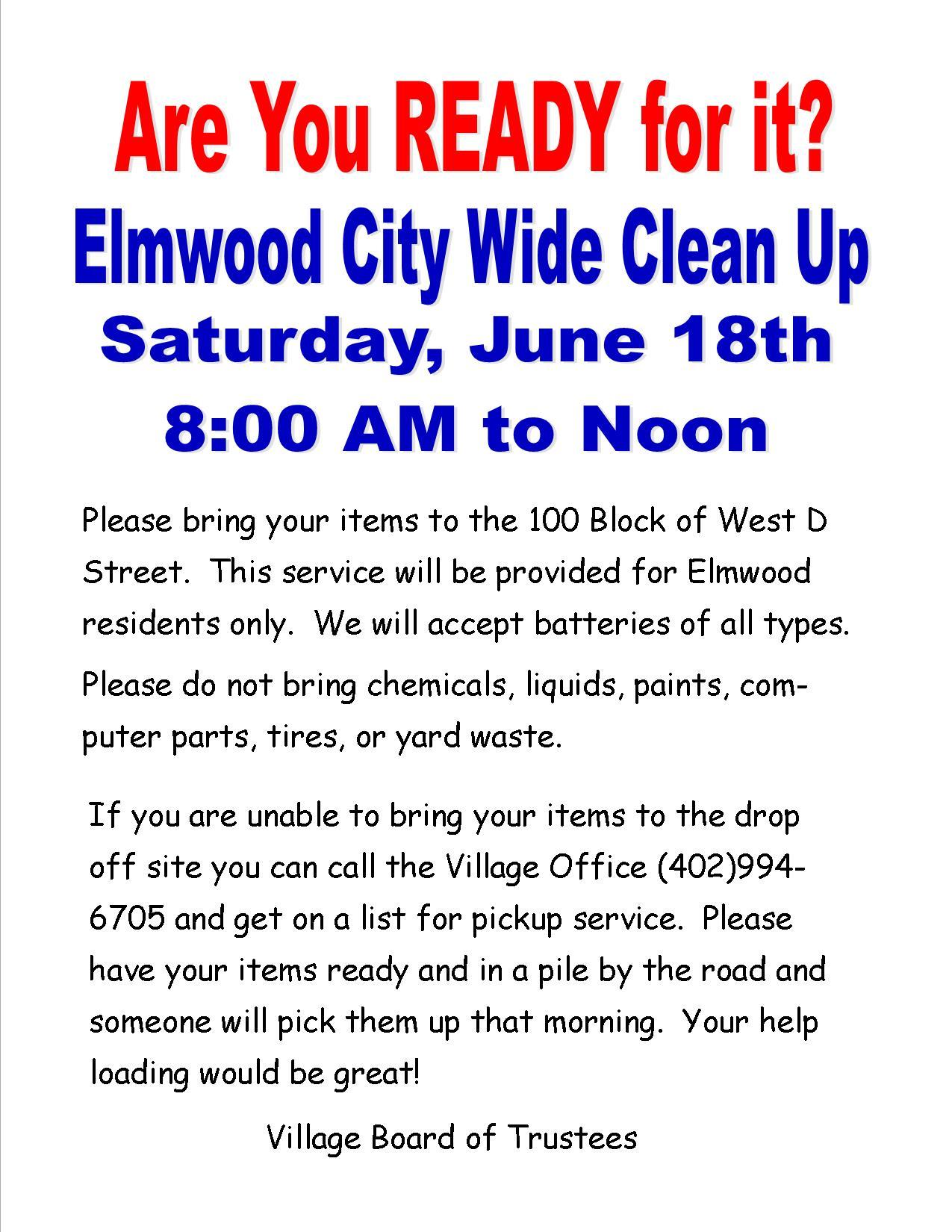 Elmwood Clean Up