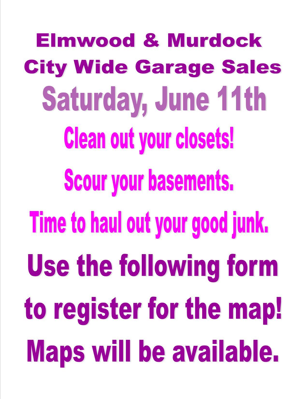 Elmwood Garage Sale