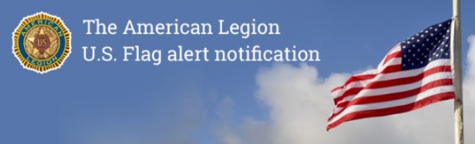 America Legion Flag alert 22021