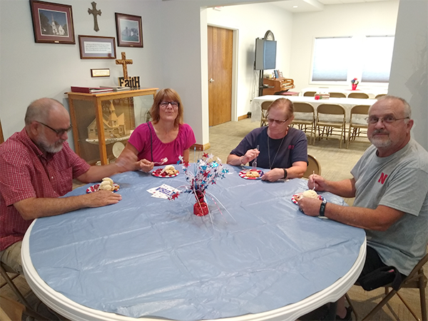 pie at church