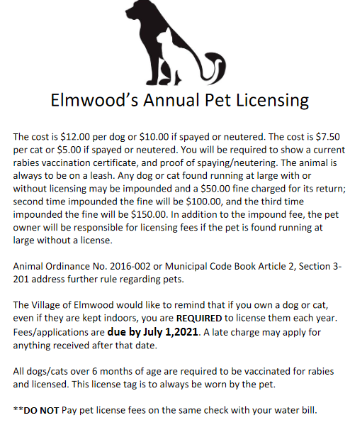 Pet Licensing