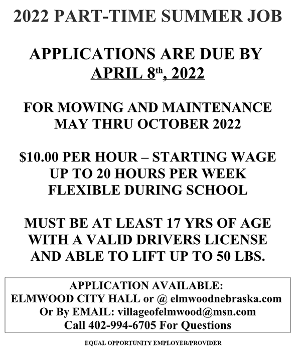 elmwood mowing