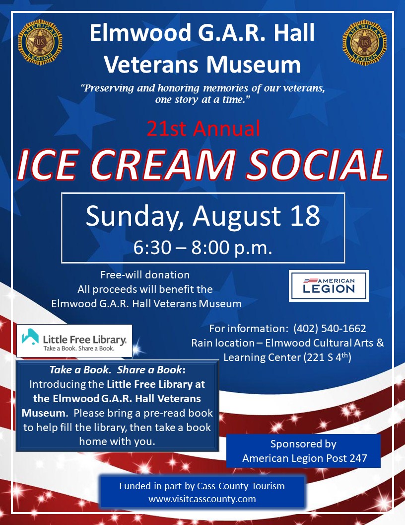 Ice Cream Social flyer 2024