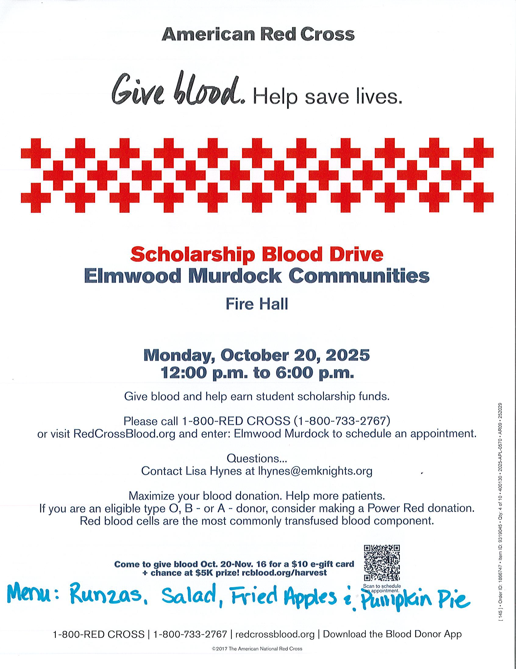 Blood Drive 100825