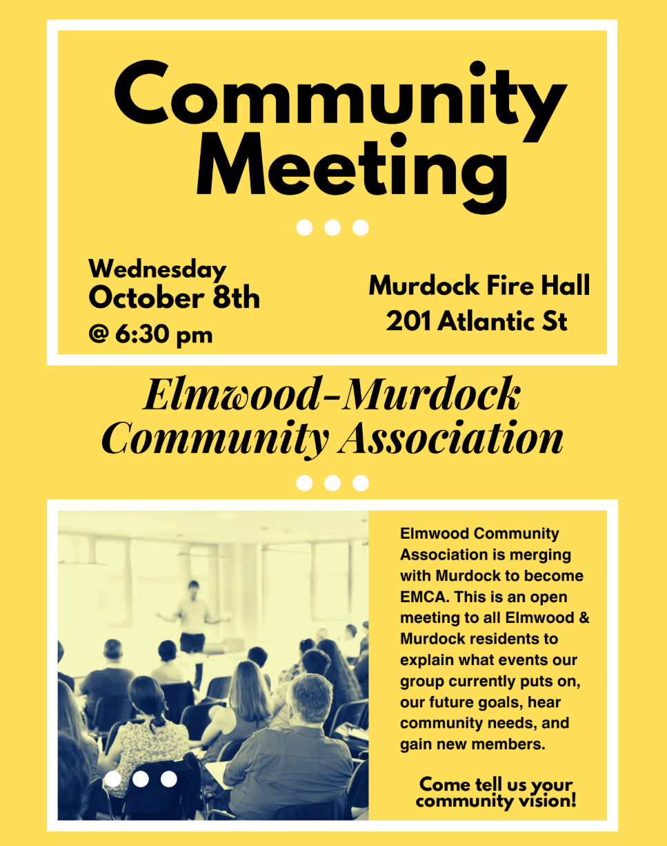 Community mtg 1025