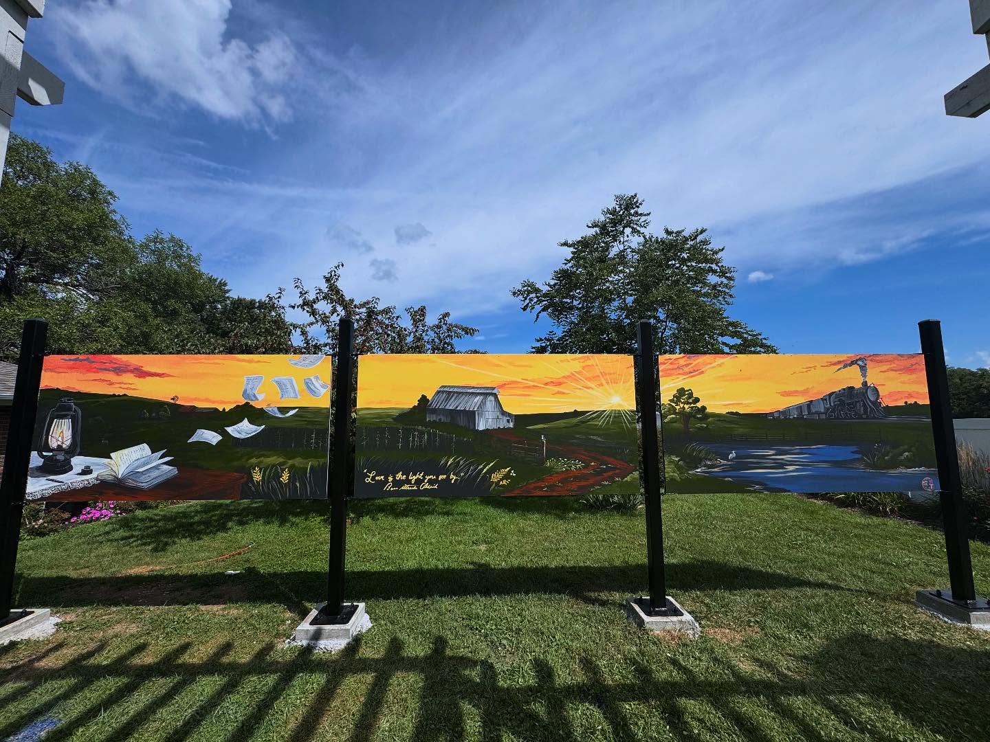 Bess Streeter Aldrich FInished Mural