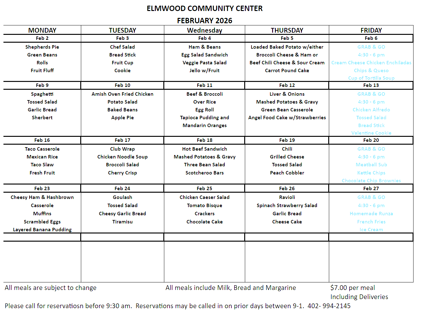Elmwood CC Menu 2 2026