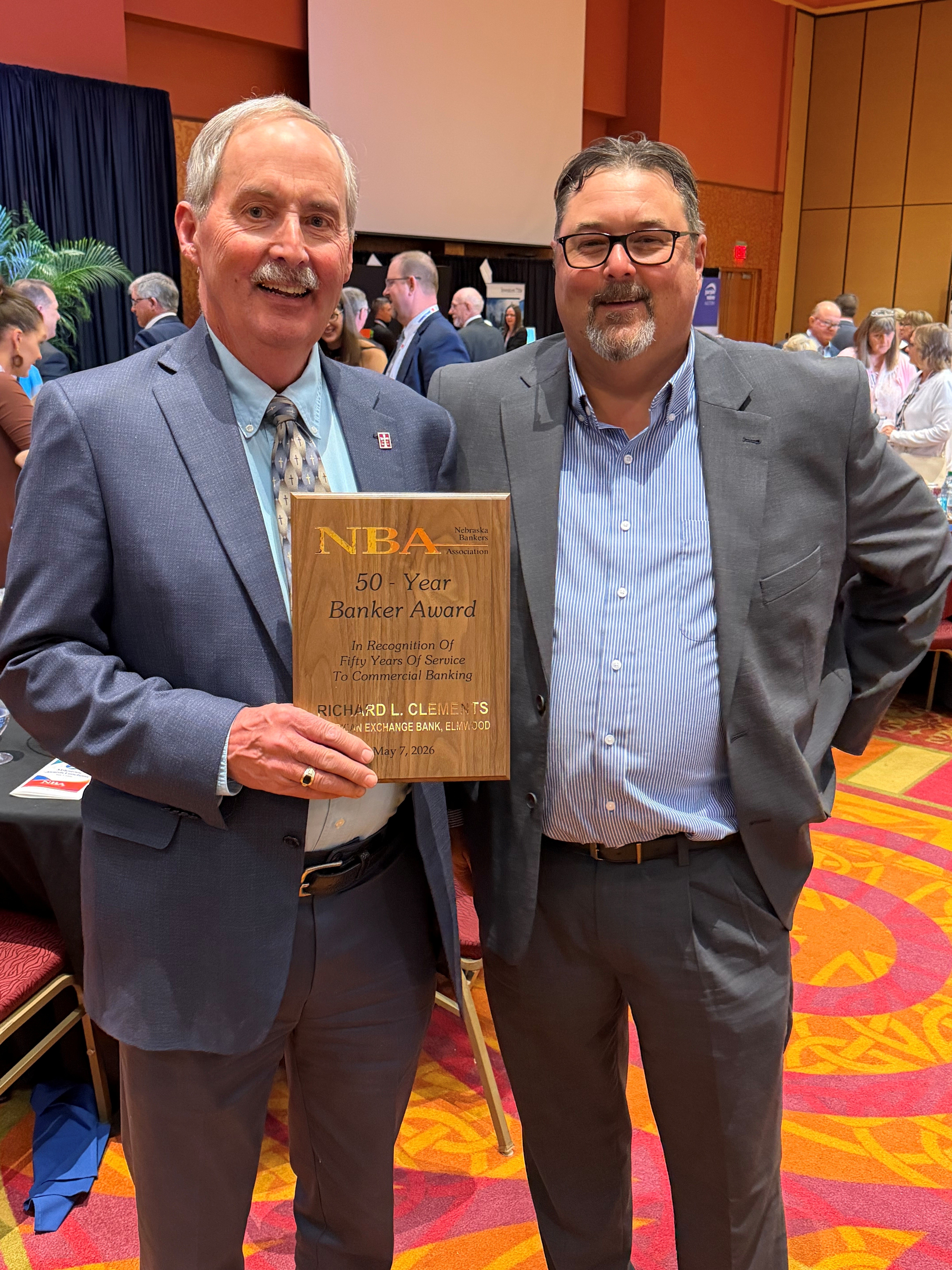 Rick Aaron 50 Year Banker Award