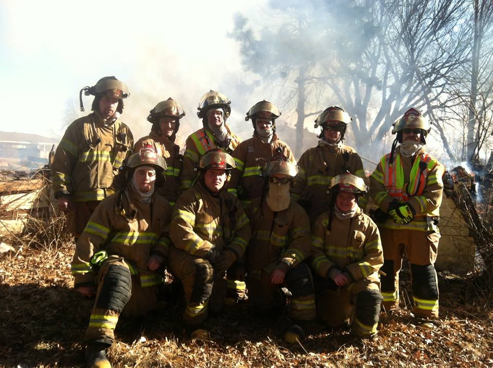 Fire Department at the burn