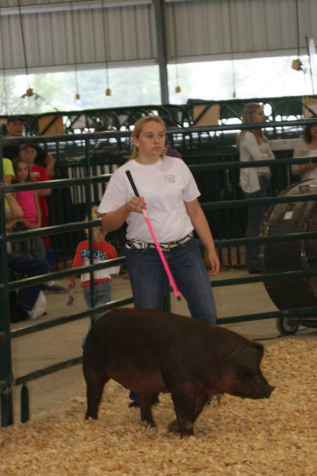 Kate and pig