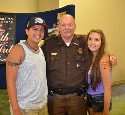 Sheriff Bill and Taylor