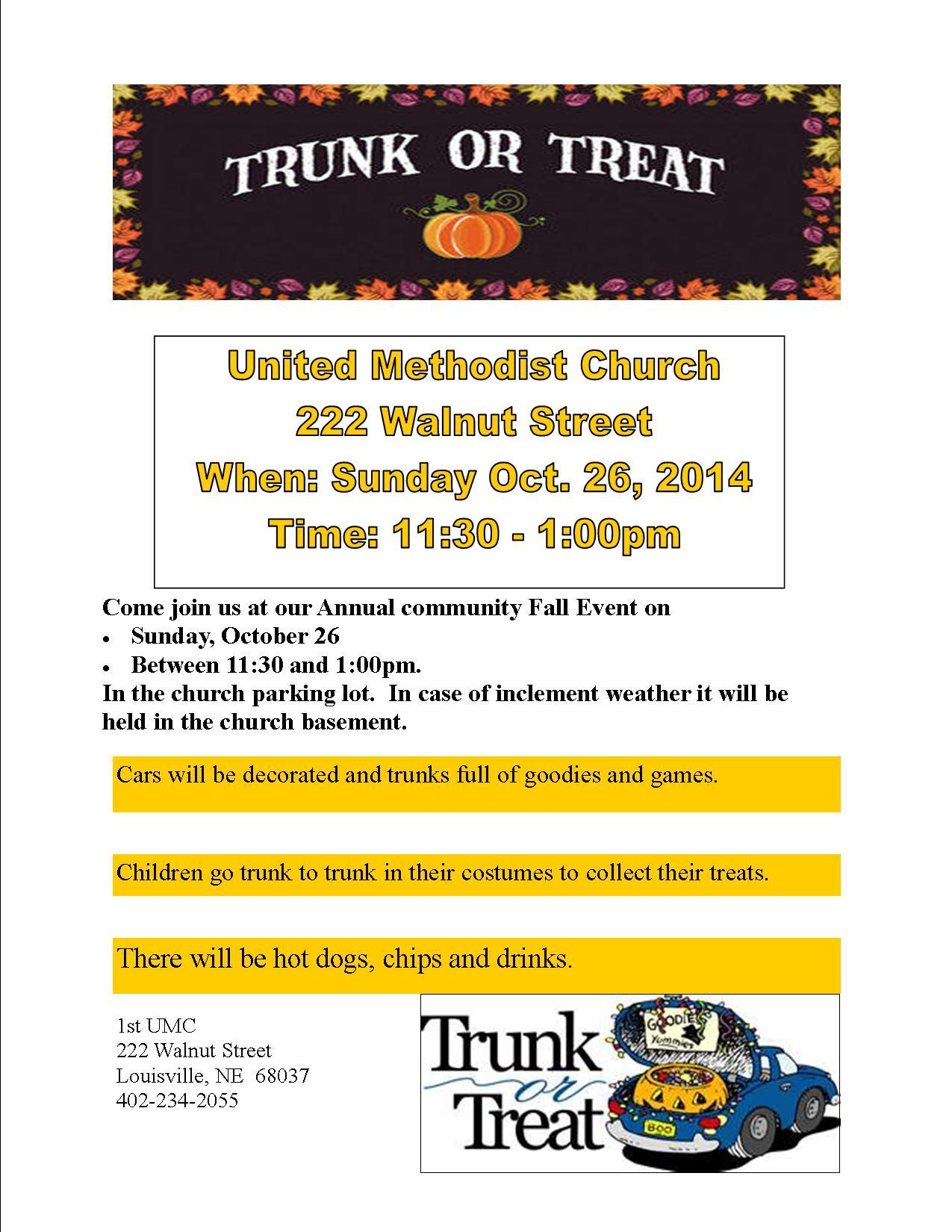 Trunk and Treat 2014