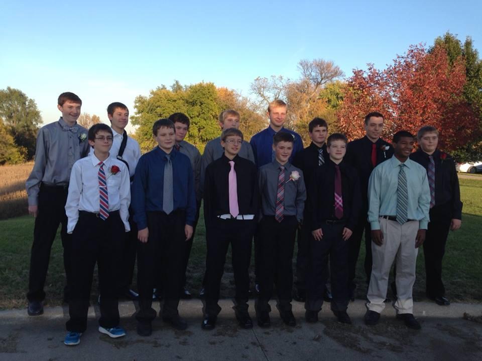 HC Freshman boys 2014 homecoming