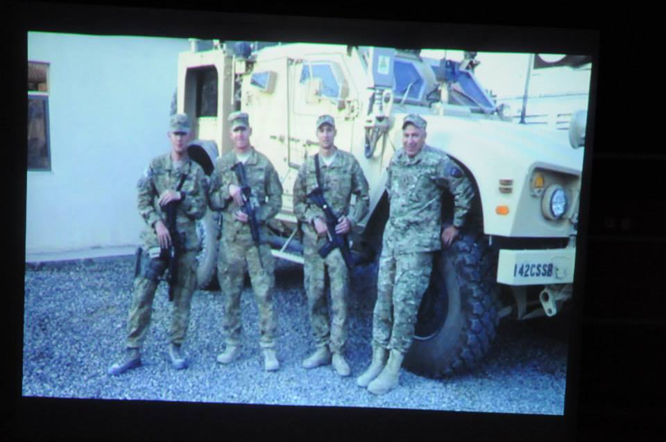 Tom and his nephews in Afghanistan