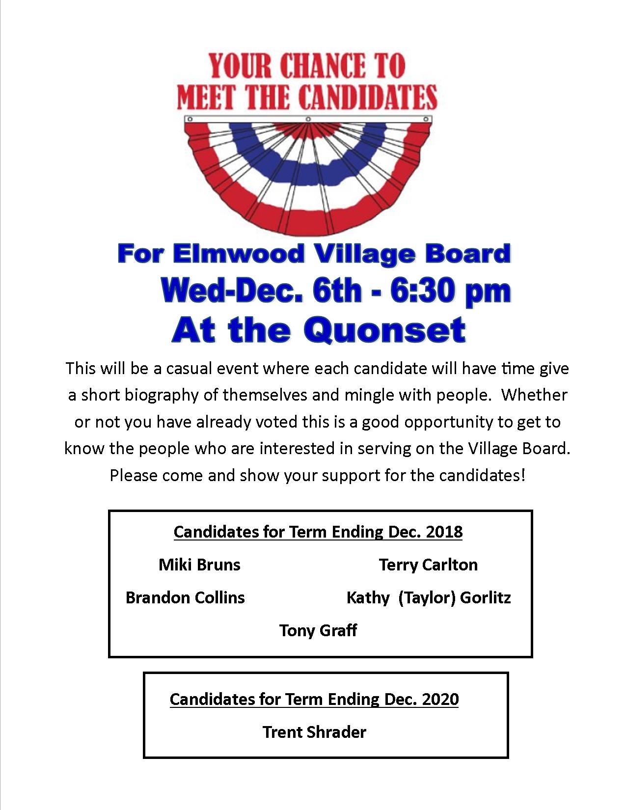 Meet the candidates