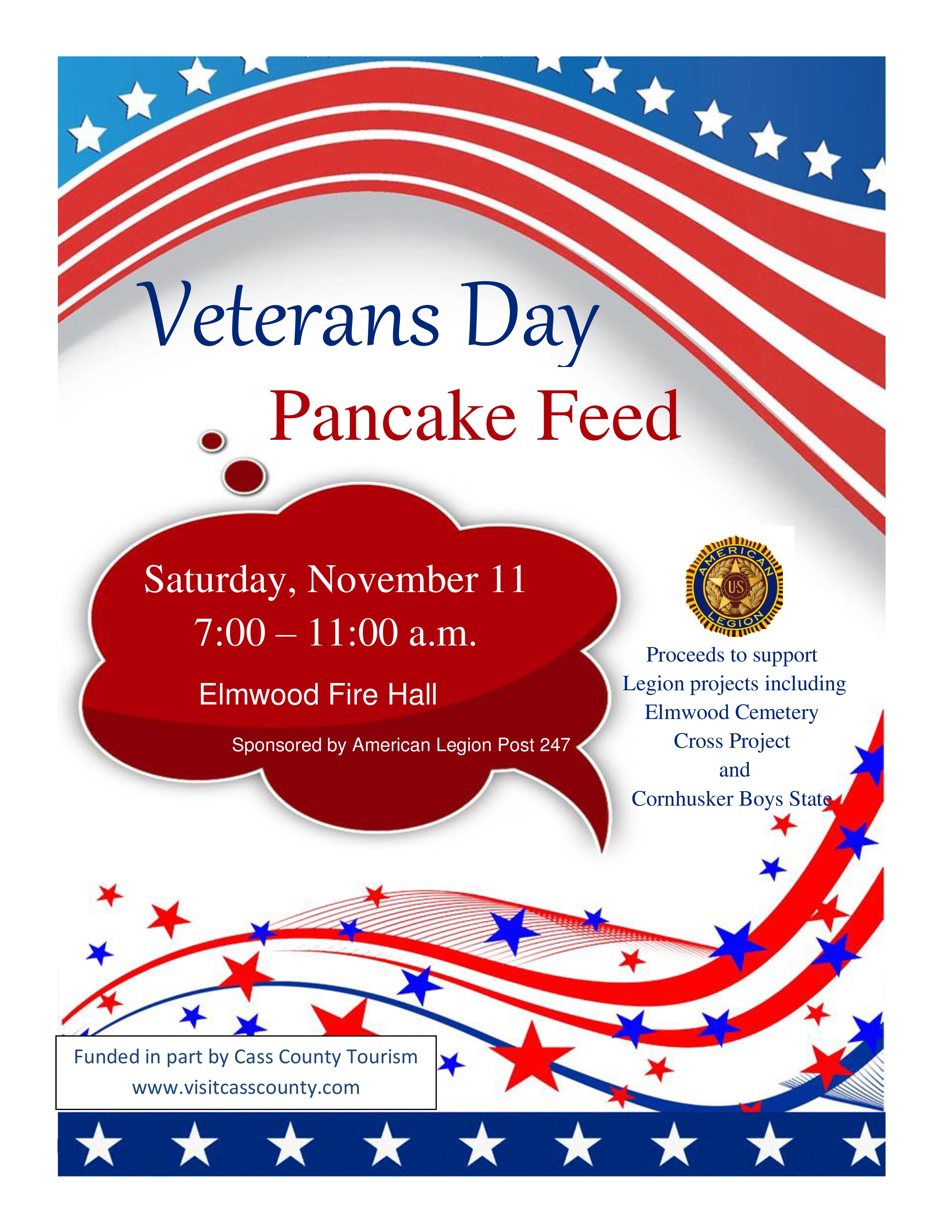 Flyer for Pancake Feed 2017a
