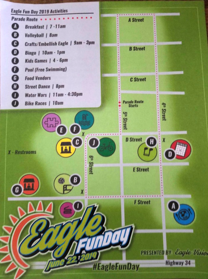 eagle fun day map 2019