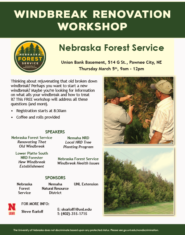 Windbreak Renovation Workshop Pawnee 3 1