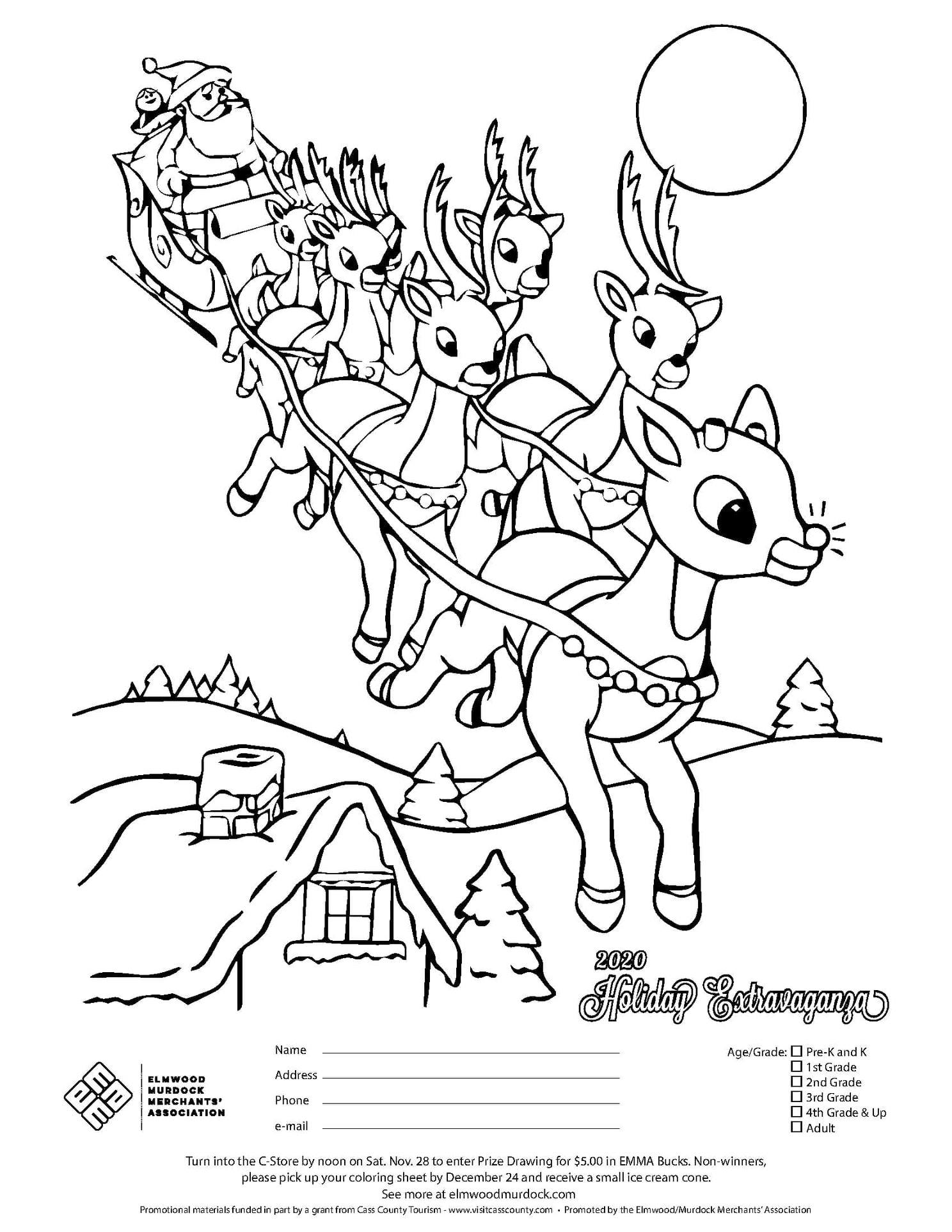 coloring page 2020