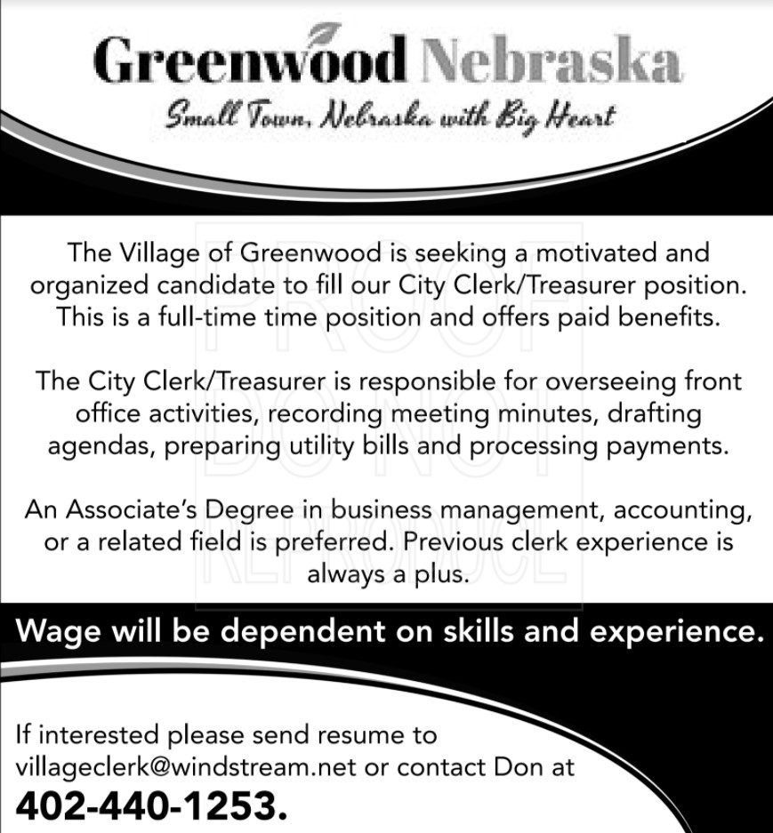 Greenwood clerk