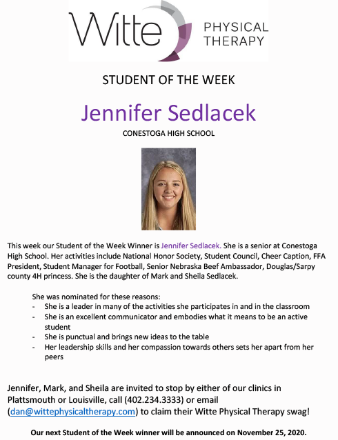 Student of the Week Selection 11