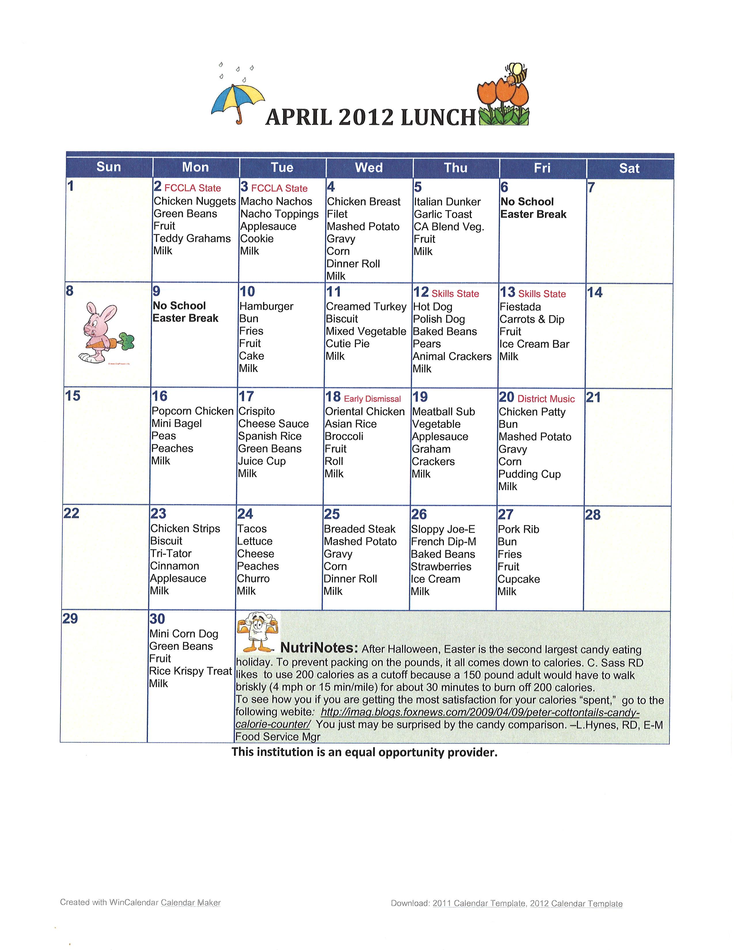 april lunch_menu