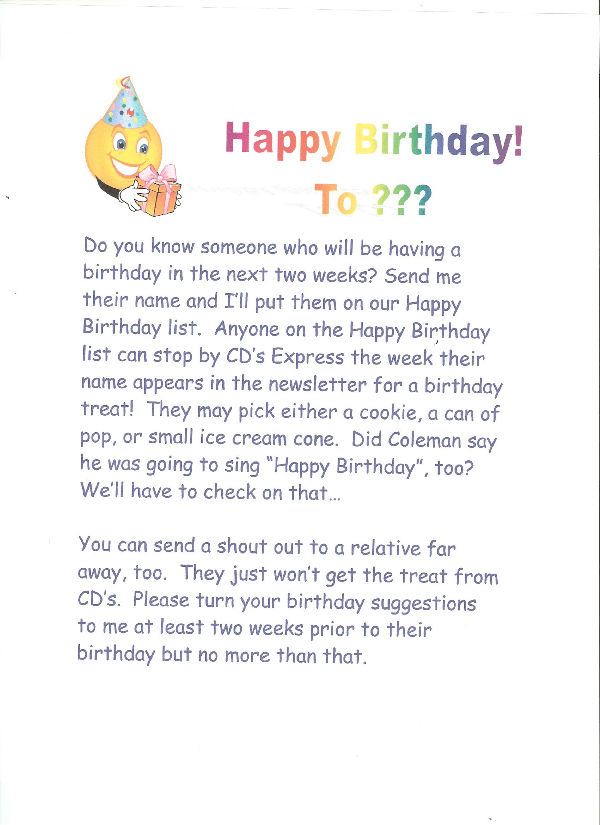 Birthday