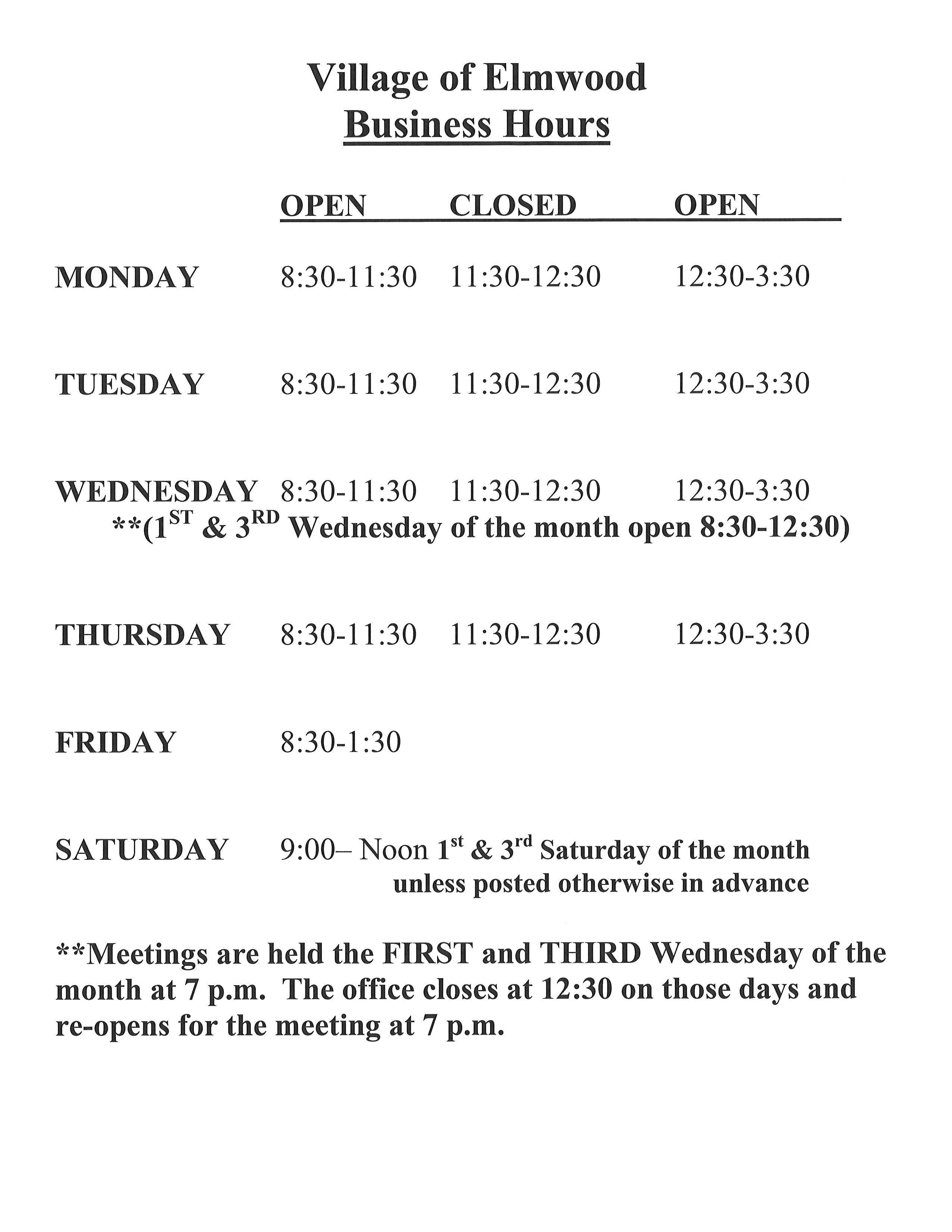 Village Office_Hours_09-24-2012