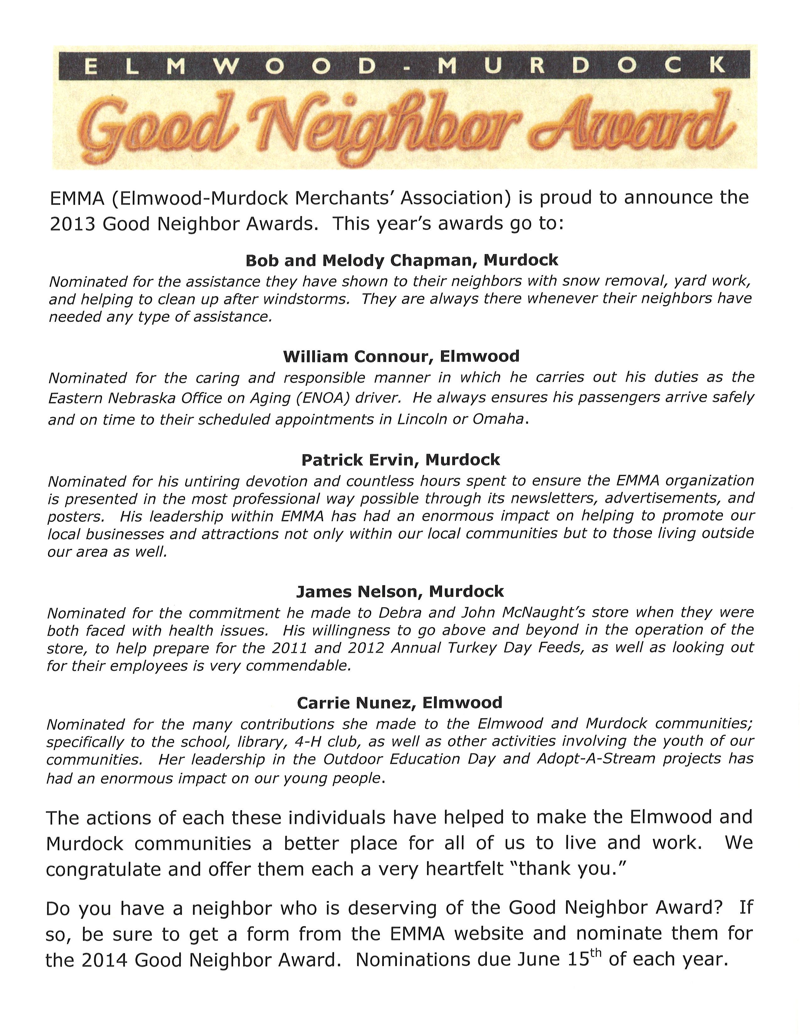 Good Neighbor