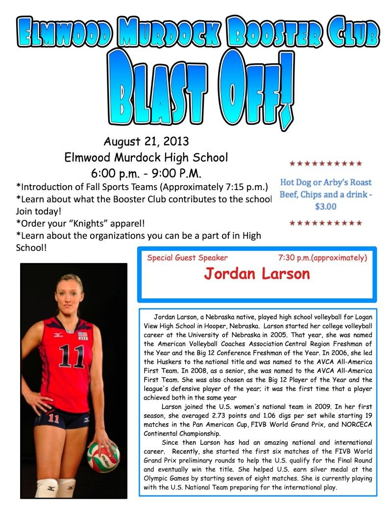 EM Booster Blast off flyer