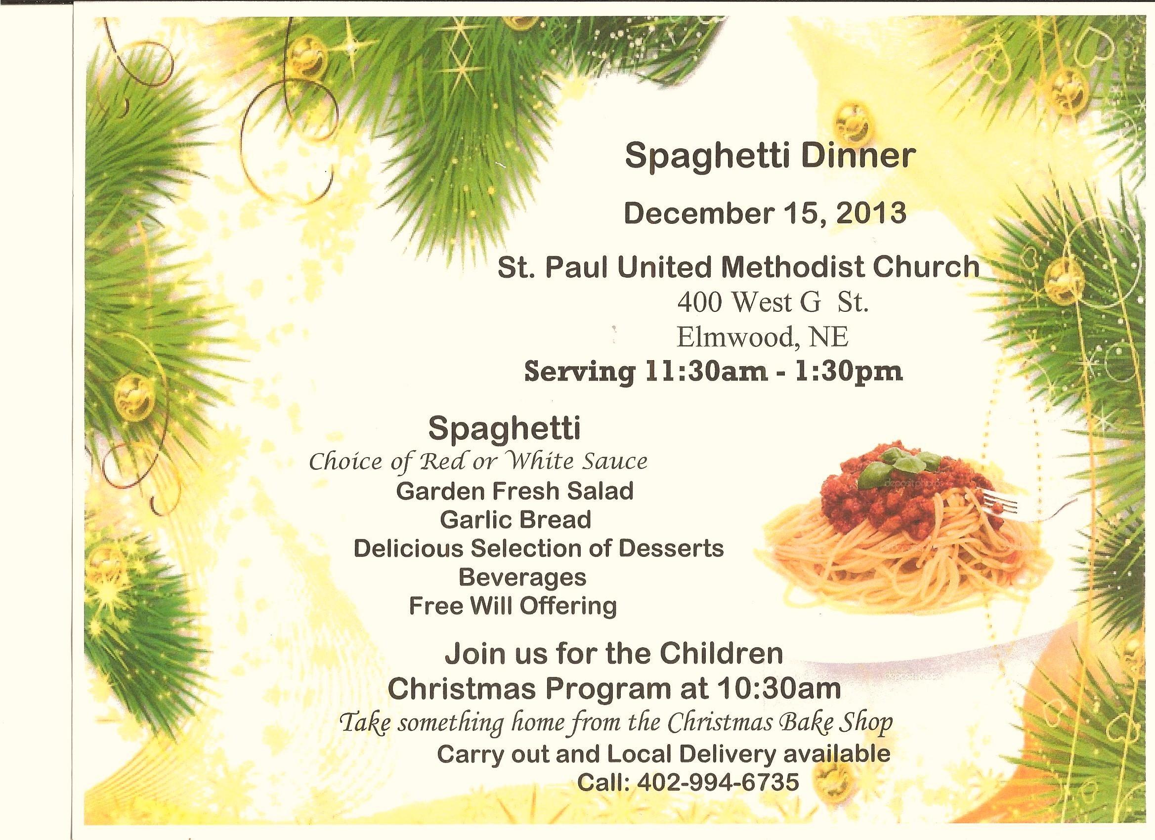 spaghetti dinner1